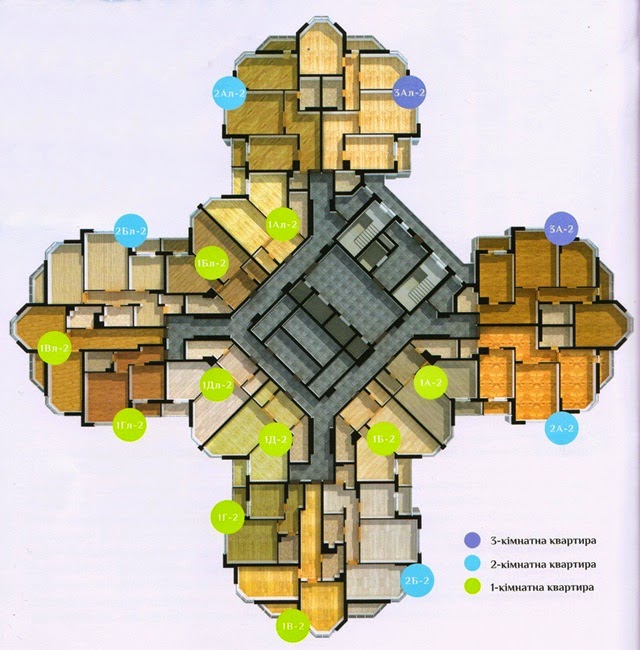 ЖК Паркова Вежа план 3