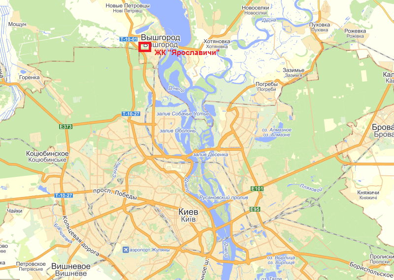 ЖК Ярославичи на карте 2