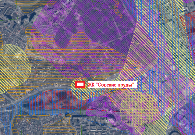 ЖК Совские пруды на карте 2
