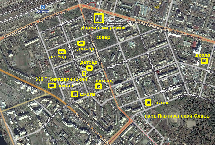 ЖК Новодарницкий на карте 2