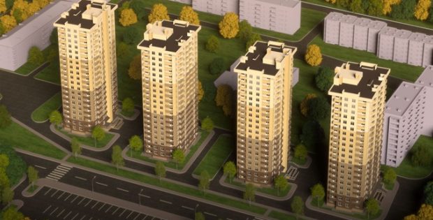 ЖК «Солнечный» в Борисполе визуализация