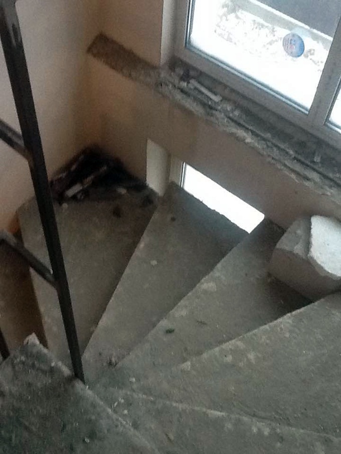 ЖК «Дания» в Софиевской Борщаговке межэтажная лестница