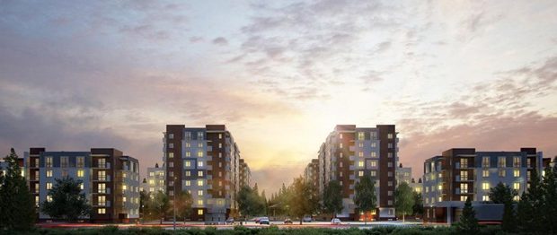 ЖК Квартал Парковый в Обухове визуализация