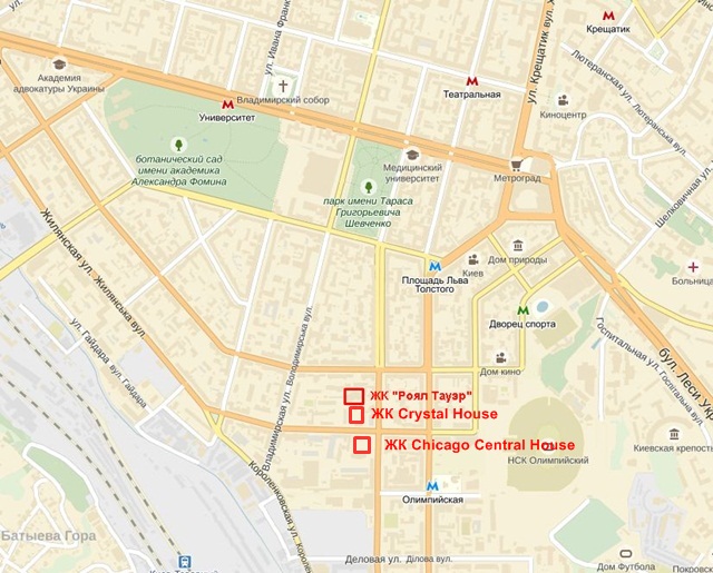 ЖК Chicago Central House на карте