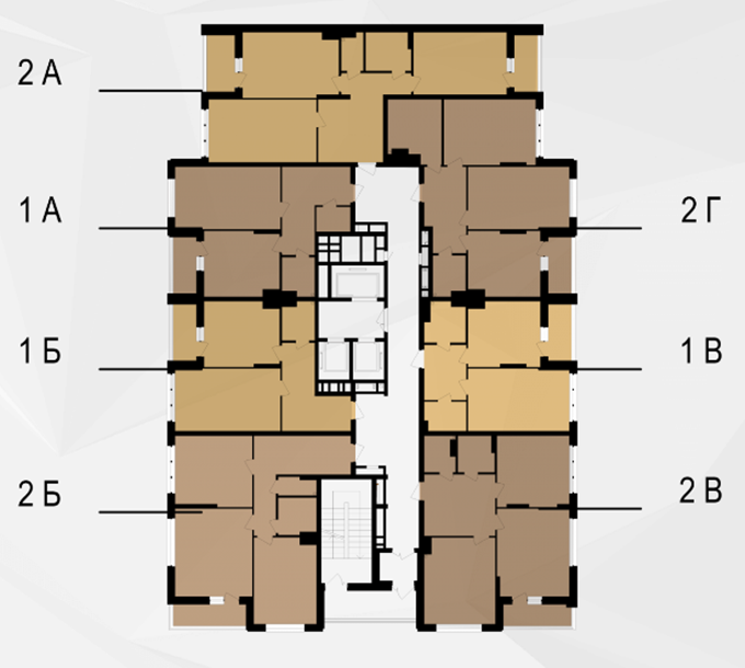 ЖК Bristol Comfort House поэтажный план