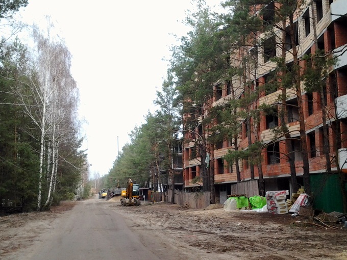 ЖК Парктаун Гостомель старый ход строительства