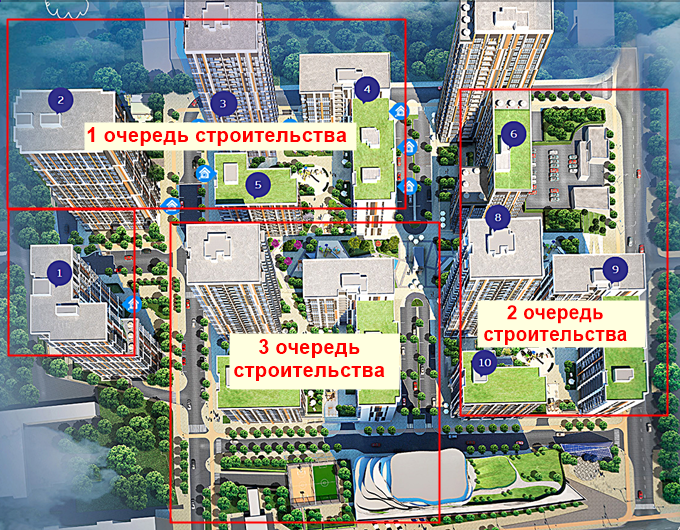 ЖК Французкий квартал 2 генплан