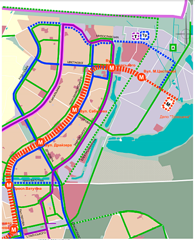 Карта киева район троещина