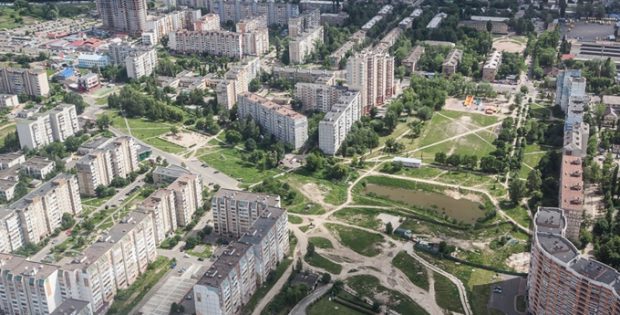 ДПТ Вишневого вид на город