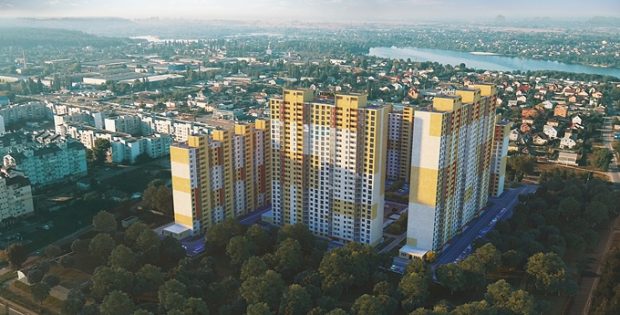 ЖК Привітний квартал Велкам Хоум в Бортничах визуализация