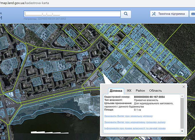 Map land gov ua кадастровая карта онлайн