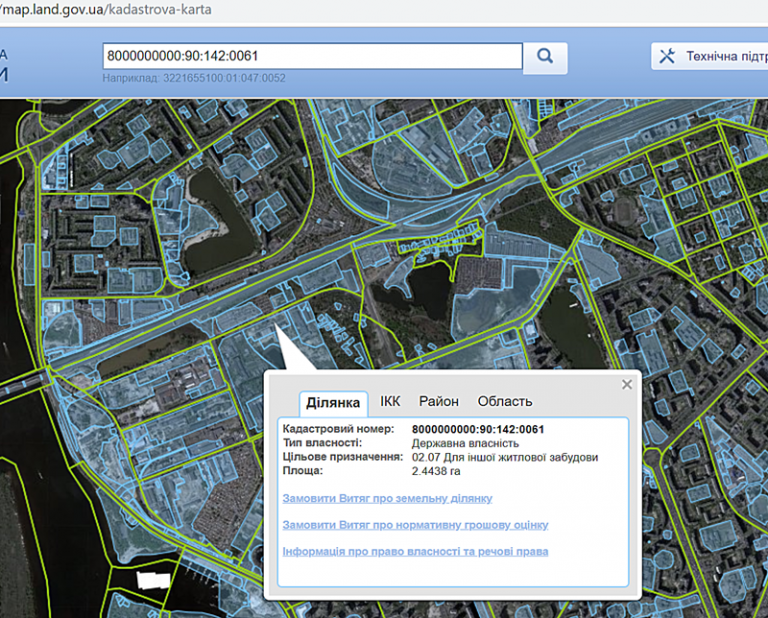 Map land gov ua кадастровая карта онлайн