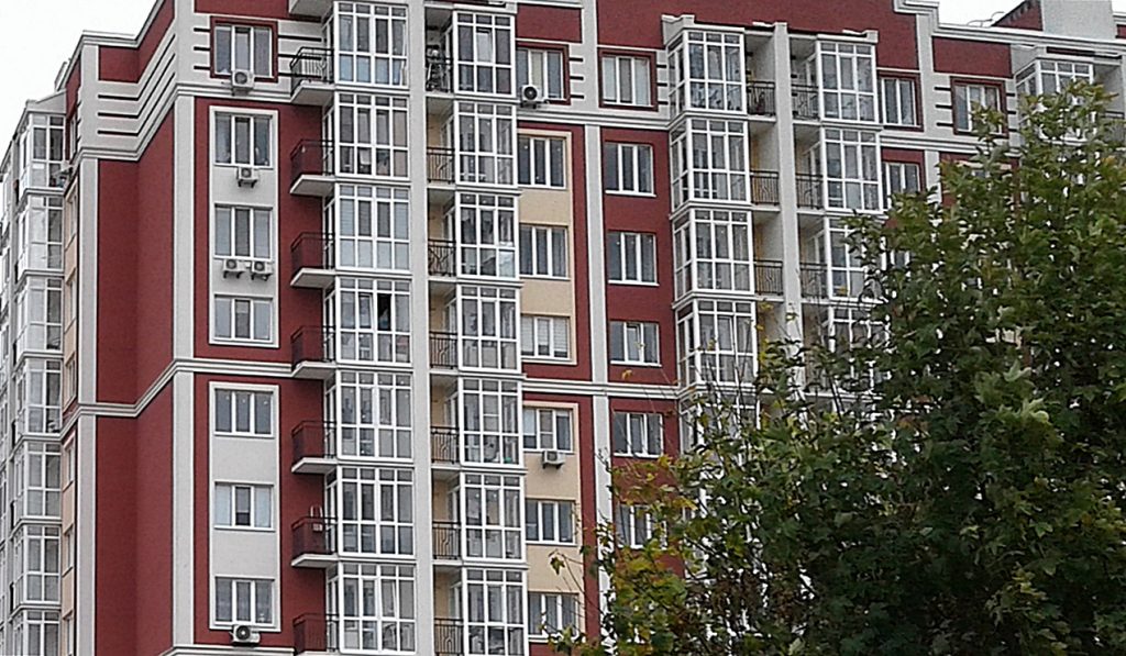 ЖК Покровский в Гостомеле фасад готового дома
