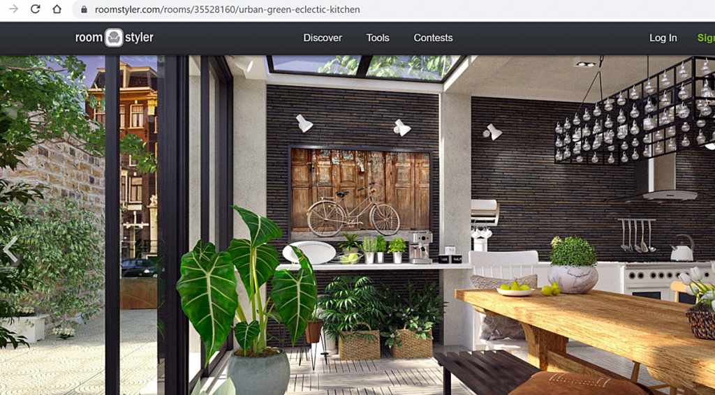 Пример виртуального дизайна квартиры с помощью Roomstyler
