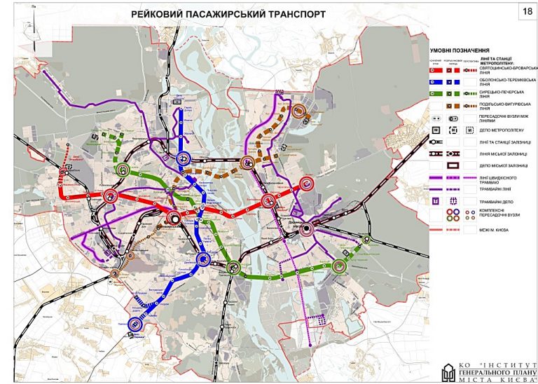 Карта метро 2040