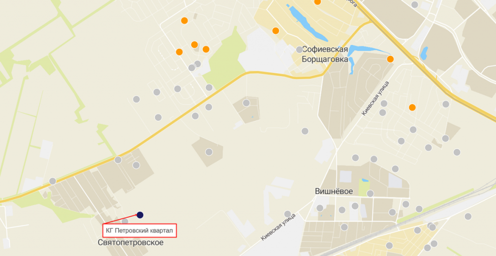 КГ Петровский квартал на карте