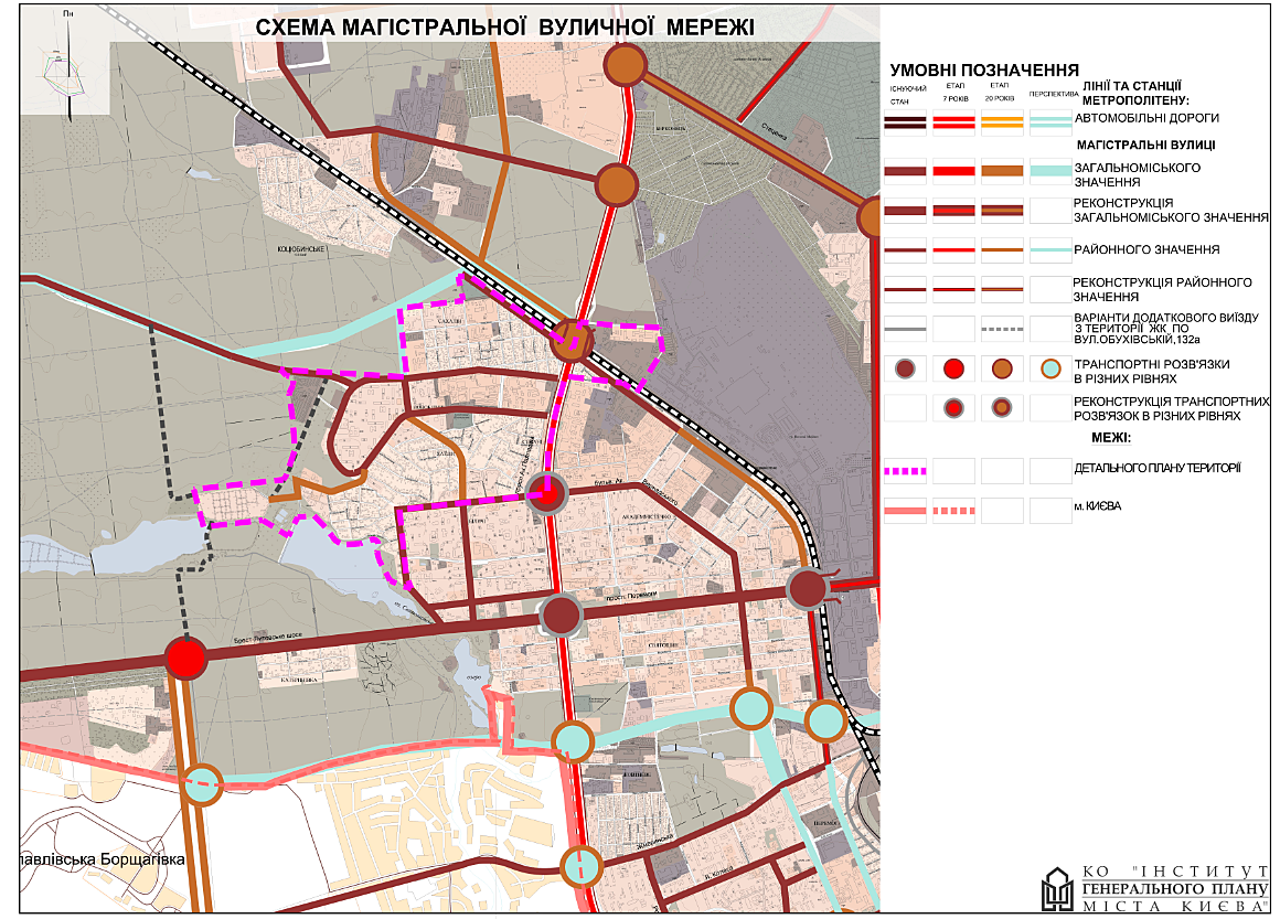 Карта развития дорожной сети москва