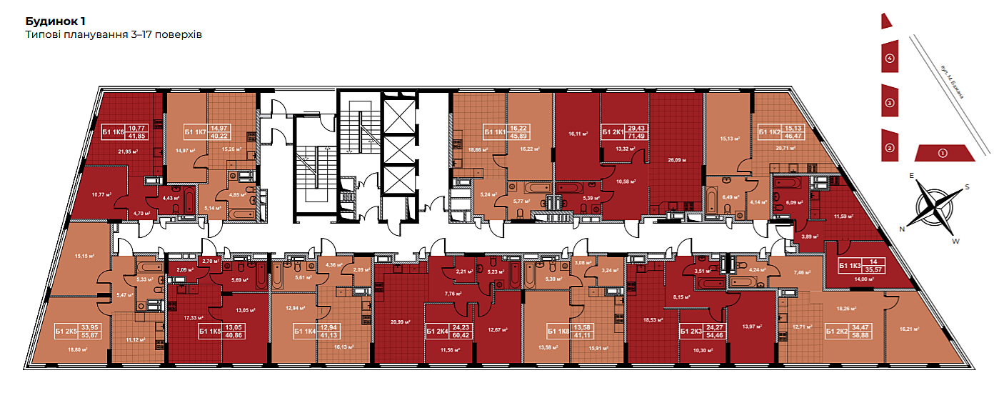ЖК Terracotta план этажа
