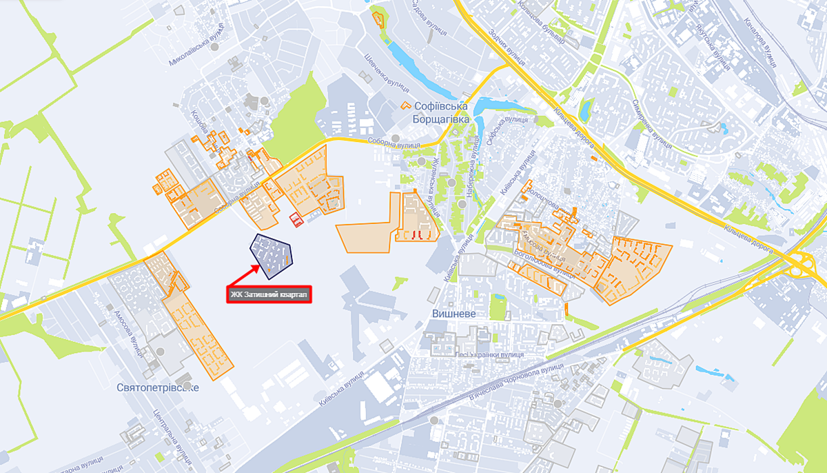 ЖК Уютный квартал на карте