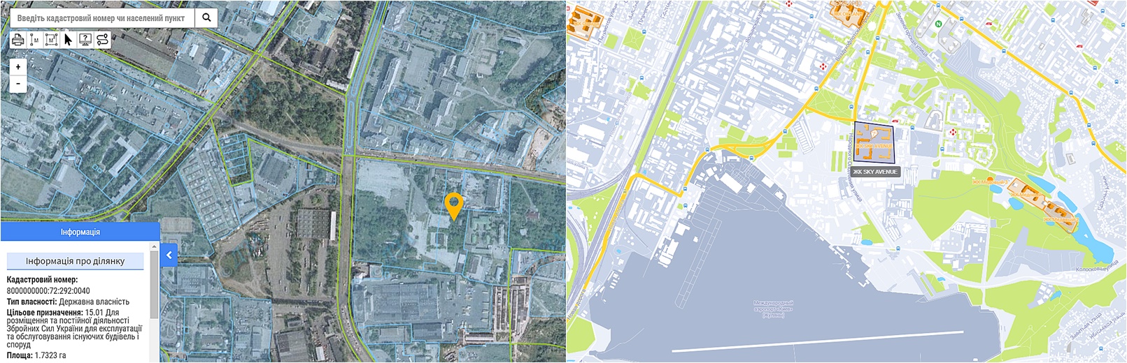 ЖК Скай Авеню новая очередь данные кадастра и на карте