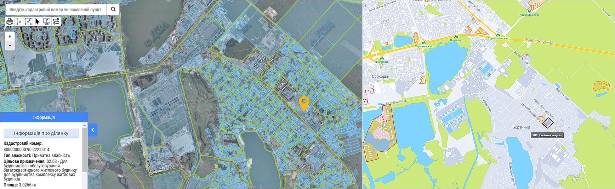 ЖК Привитный квартал новая очередь данные кадастра и на карте