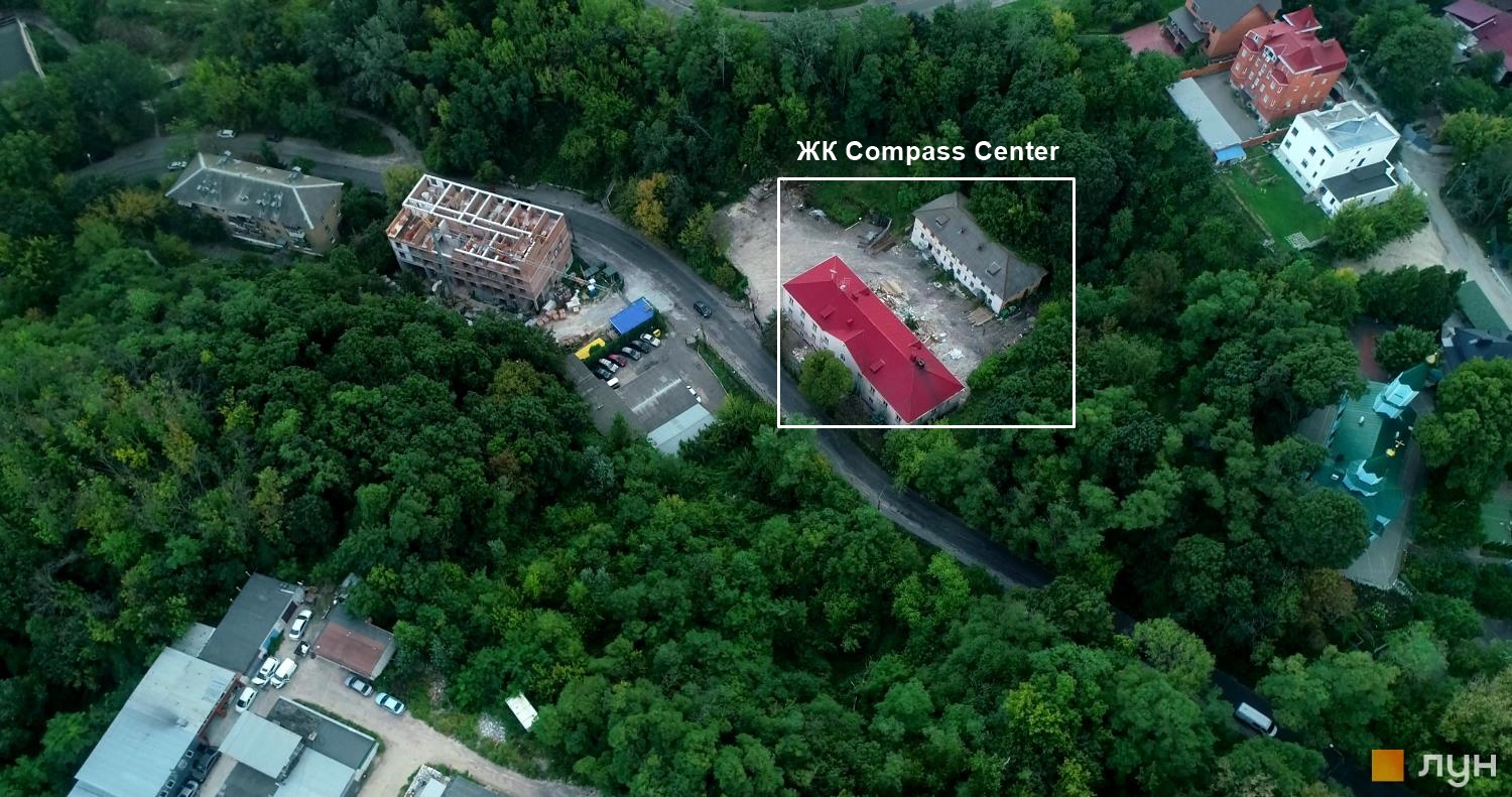 ЖК Compass Center вид на стройплощадку аэрооблет