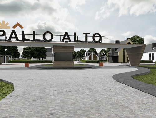 КГ Палло Альто визуализация въезда на территорию