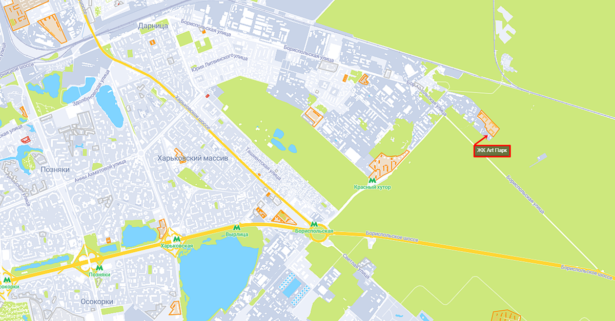 ЖК Арт Парк на карте