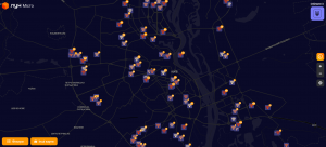 Лун місто мапа інтернет під час блекауту